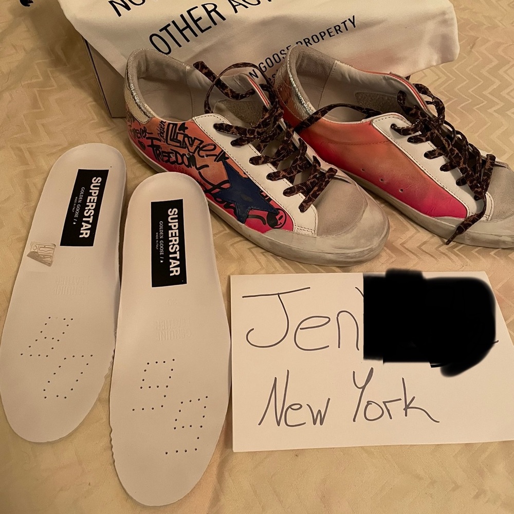 Golden Goose Super Stars GGDB in like new condition